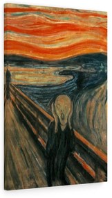 Tablou canvas The Scream Edvard Munch 120x80 cm