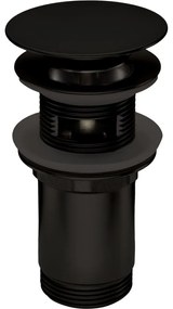 Ventil lavoar baie sau bideu click-clack culoare negru Deante