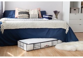 Cutie de depozitare sub pat din material textil/din plastic cu vacuum 105x45x15,5 cm Life – Compactor