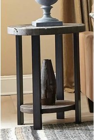 Masuta de cafea lemn ,rotund Homs, seria A-620, 47X 47 x 60 cm,30014