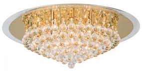 Plafoniera eleganta cristal K9 diam. 62cm Gloria DLU 2378/9/62 gold OR