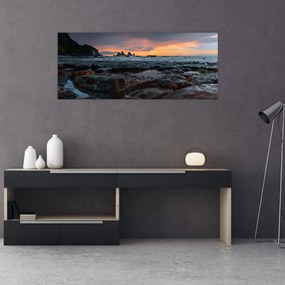 Tablou - peisaj din Noua Zeelanda (120x50 cm), în 40 de alte dimensiuni noi