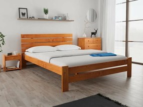 Pat inalt Paris, arin 140x200 cm Saltele: Fara saltea, Somiera pat: Fara somiera