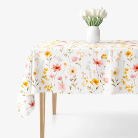 Goldea față de masă teflonată - paradisul florilor 140 x 220 cm