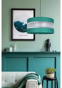 Lustră pe cablu CORAL 1xE27/60W/230V d. 40 cm verde