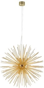 Lustră aurie cu abajur din metal 72x72 cm Soleil - Markslöjd