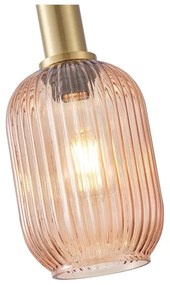 Lustră pe cablu 1xE27/15W/230V maro pr. 13 cm