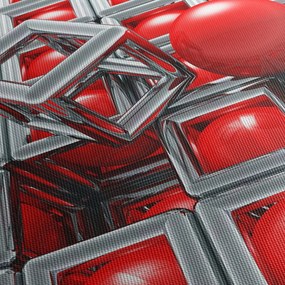 Tablou - Abstract metalic 3D (150x105 cm)