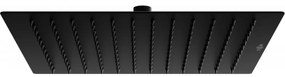 Mexen Slim pară de tip ploaie 30 x 30 cm, Neagră - 79130-70