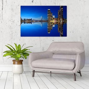 Tablou - Rotterdam nocturn (90x60 cm)