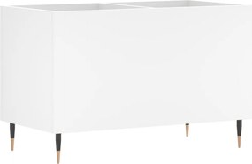 vidaXL Dulap de discuri, alb, 74,5x38x48 cm, lemn prelucrat
