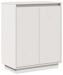 813346 vidaXL Servantă albă 60x34x75 cm din lemn masiv de pin