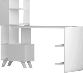 Birou MC607240, alb, PAL melaminat, 170x60x120 cm