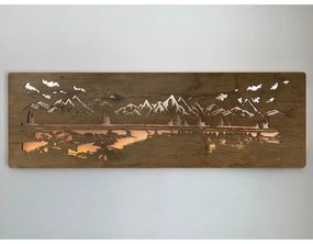 Li-Go 4778/A/4 - Decorațiune LED de perete LED/10W/5V 30000 mAh 120x40 cm stejar