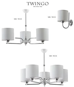 Jupiter 1406 - TW K B - Corp de iluminat perete TWINGO 1xE27/60W/230V