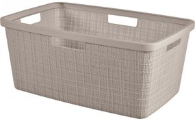 Curver Coș pentru rufe curate Jute 46 l, taupe