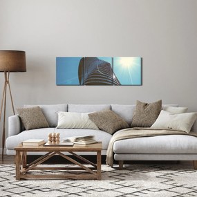 Tablou - Arhitectura (cu ceas) (90x30 cm)