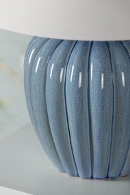 Veioza LUX, Ceramica Albastra, Tesatura In, CLARENDON