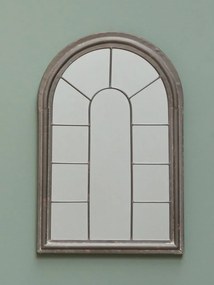Oglinda de perete, din metal, stil arcada, Window