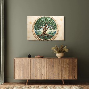 Tablou – Arborele vieții împletit (90x60 cm)