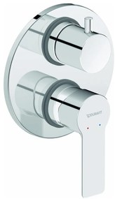 Duravit D-CODE - Baterie de duș pentru montaj încastrat, crom lucios DC5210008010