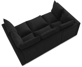 Canapea neagră 255 cm Manao – Makamii