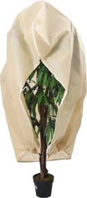 vidaXL Protecție de fleece pt plante, cu fermoar, 70 g/m², 3,93x3 m