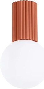 Plafonieră pentru baie Sollux SL.1728 HALO 1xG9/8W/230V IP44 portocaliu