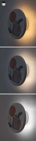 Aplica camera copii motiv arici si balon Hedgy LED CCT