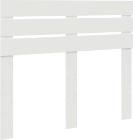 vidaXL Tăblie cap Alb 135 cm Lemn compozit