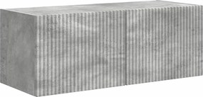 vidaXL Dulap TV de perete Beton 60 x 31 x 29.5 cm Lemn compozit