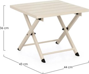 Măsuță de cafea pentru exterior din aluminiu 43x44 cm Taylor – Bizzotto