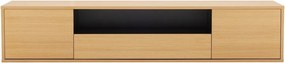 Comoda TV suspendata LOFT 150cm natur/ negru