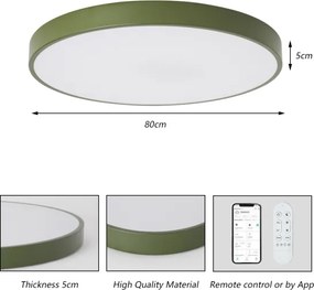 Brilagi-LED Stm Lampă pentru piscină POOL SMART LED/100W/230V 80 cm Wi‑Fi Tuya+telecomandă verde