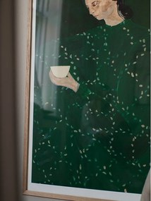 Poster 30x40 cm Coffee Alone At Place De Clichy – Sofia Lind – The Poster Club