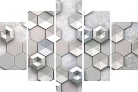 Tablou cu abstracție 3D (150x105 cm)