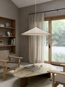 Pendul design modern Hill alb