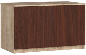 Suprastructură pentru dulap Sashka  (Stejar sonoma + wenge). 1069950