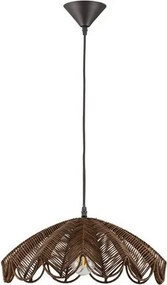 Lustra suspendata stil natural ratan maro FLARE