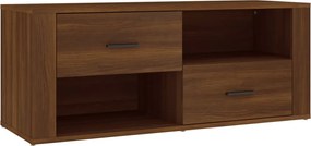 vidaXL Comodă TV, stejar maro, 100x35x40 cm, lemn prelucrat