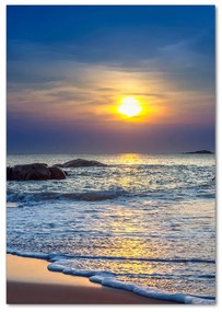 Fotografie imprimată pe sticlă Sunset Beach