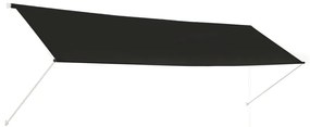 Copertina retractabila, antracit, 400 x 150 cm