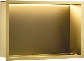 RAFT BAIE INCASTRAT PERETE LED 30x45 brush gold