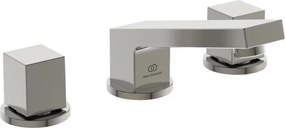 Baterie lavoar Ideal Standard Atelier Extra 3 elemente argintiu Silver Storm cu ventil Pop-Up