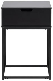 Noptieră CARLY antracit, design modern și finisaj elegant