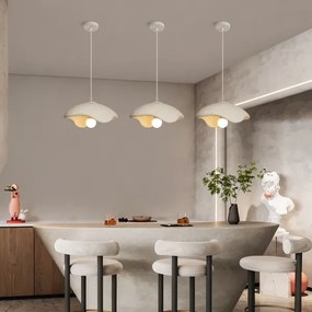 BRILAGI - Lustră pe cablu WABI SABI 1xE27/60W/230V Ø 30 cm albă