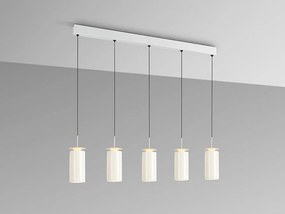 Lustra cu 5 pendule ceramice LED Alfara