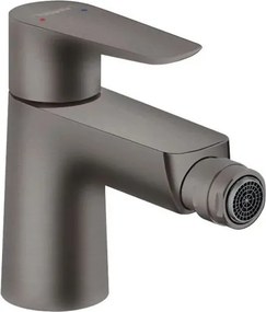 Baterie bideu Hansgrohe Talis E cu ventil Pop-Up negru - crom periat