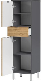 Dulap în decor de stejar Germania Mauresa, înălțime 120 cm