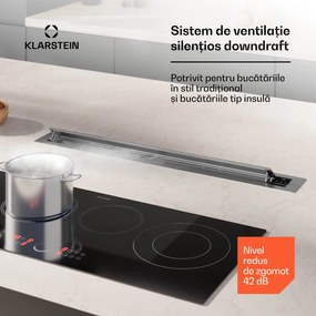 Klarstein Brisa, hotă 90 cm, oțel inoxidabil, 710 m³/h, A+